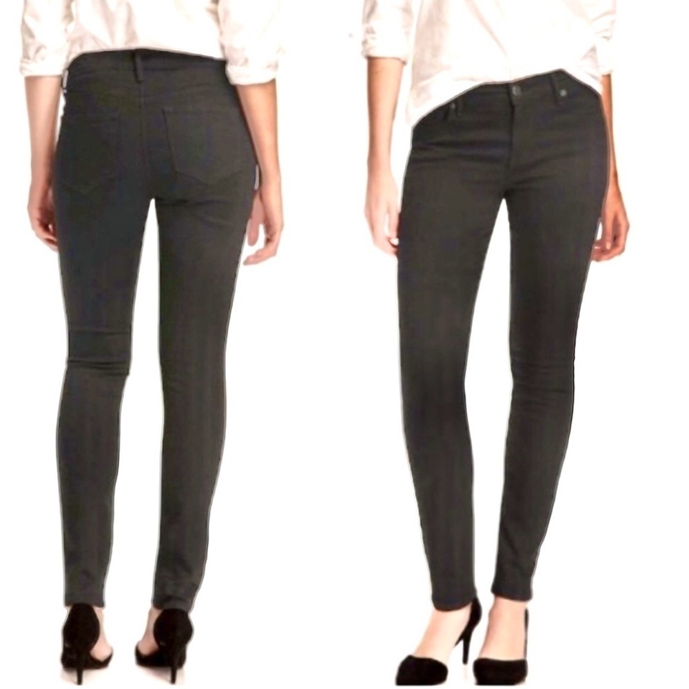 Old Navy Women's Diva Ankle Skinny Jeans in Black Jack, Gray, Size 4